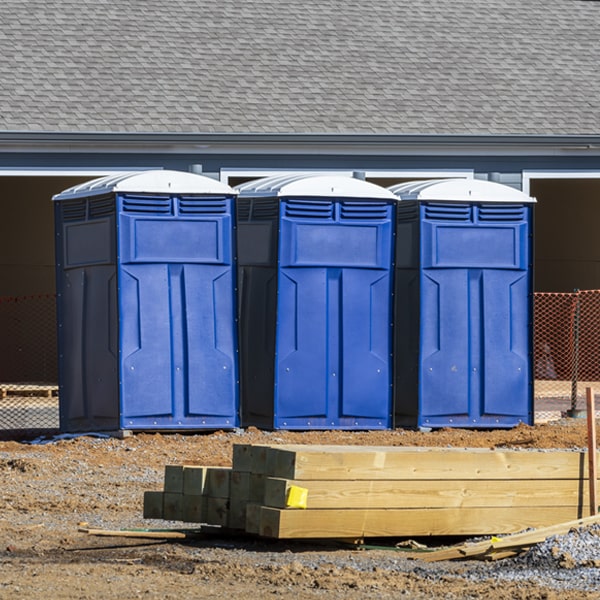 what is the cost difference between standard and deluxe porta potty rentals in East Providence Pennsylvania